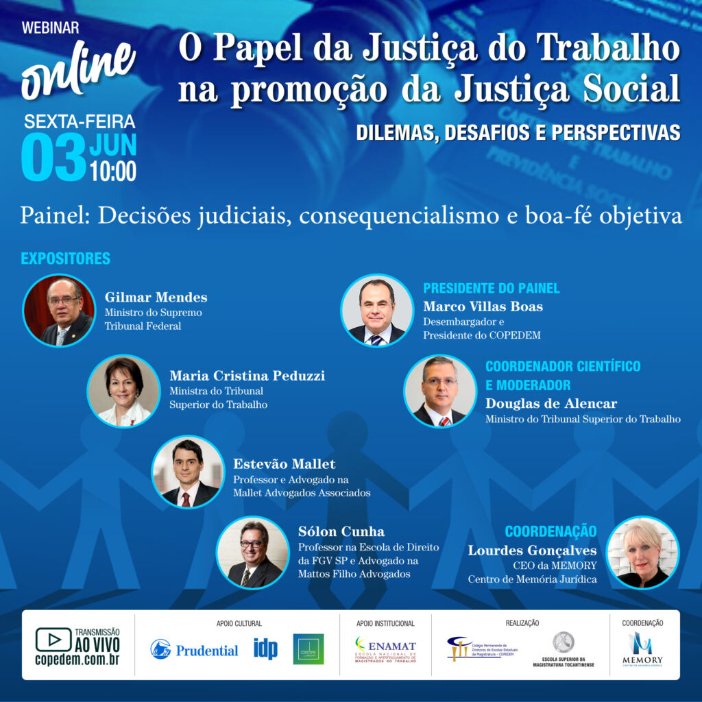 Seminário: O Papel da Justiça do Trabalho na Promoção da Justiça Social